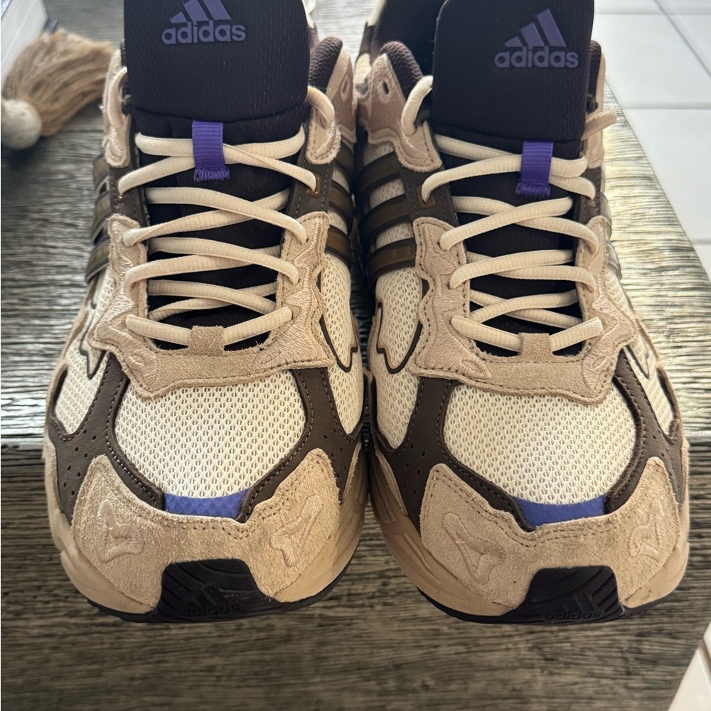 Adidas Cream and Brown bad bunny